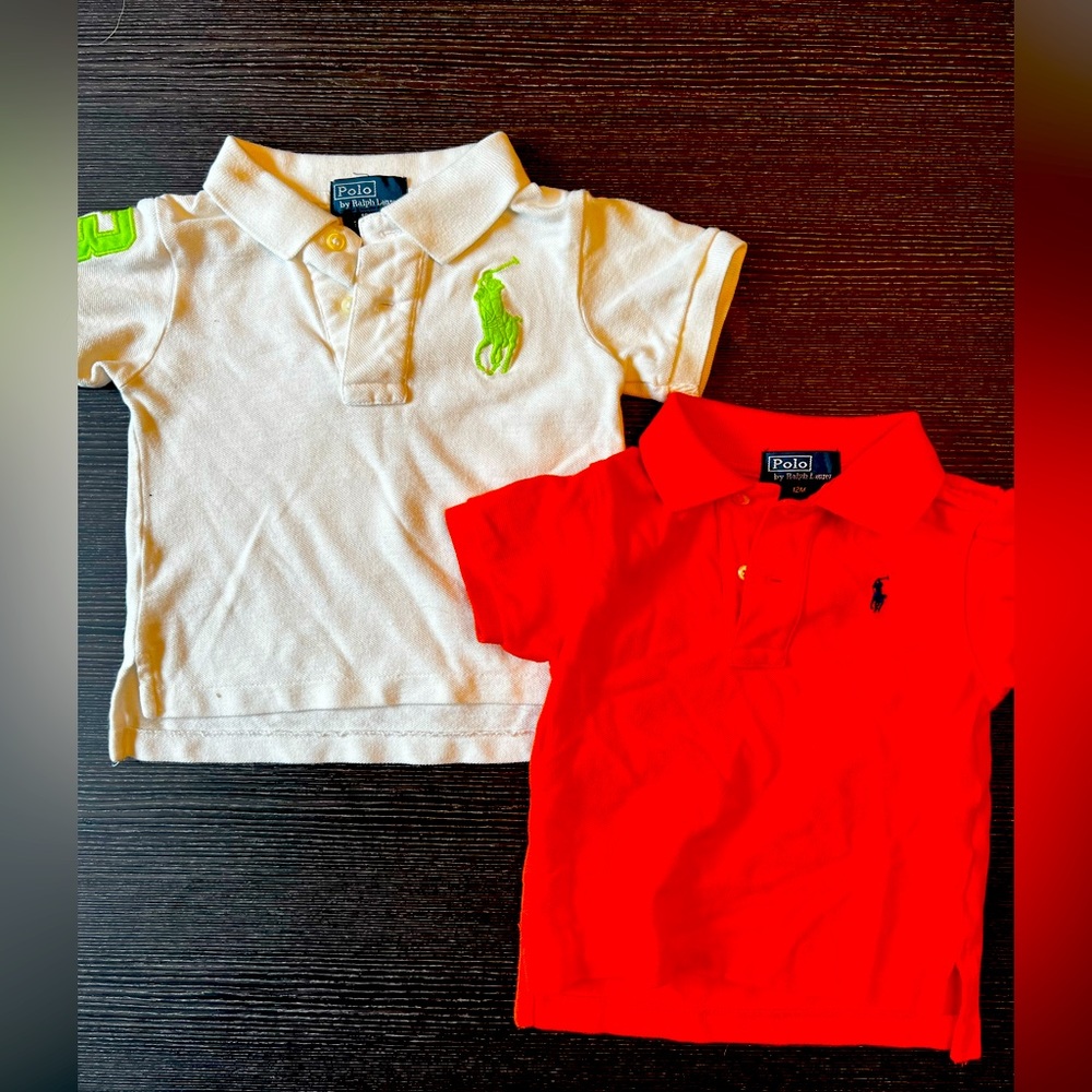 Bundle of two 12m Ralph Lauren t shirts